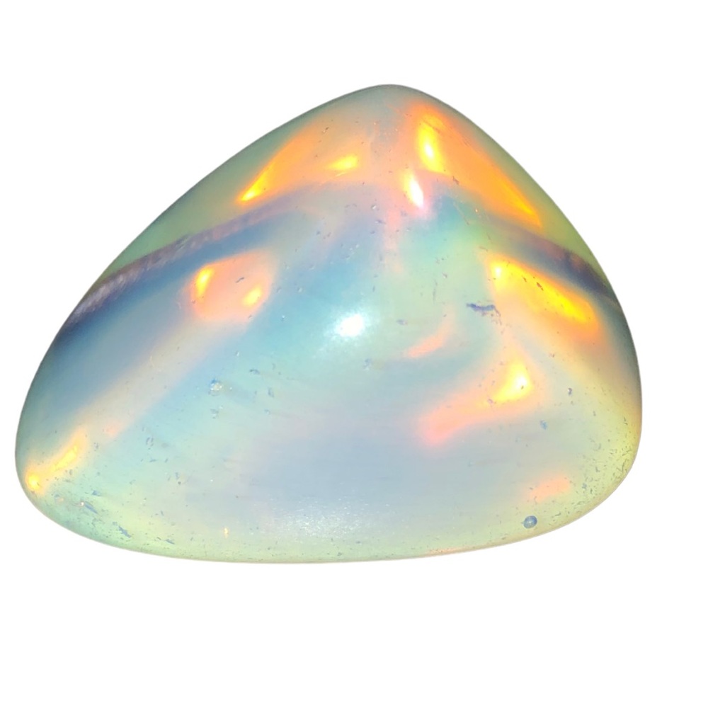 Opalite Crystal Set β Tumbled Palm Stone & Point β 28g Total - Picture 7 of 10